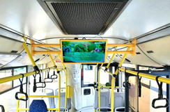 Реклама на мониторах троллейбусов